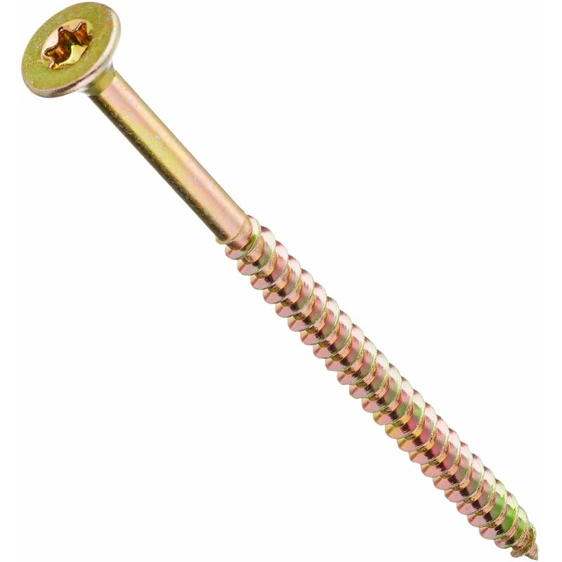 foto del prodotto b30178 uni viti secchio 6,0x100 tx a 85 pezzi, oro, 6,0 x 100 mm 85 pezzi connex