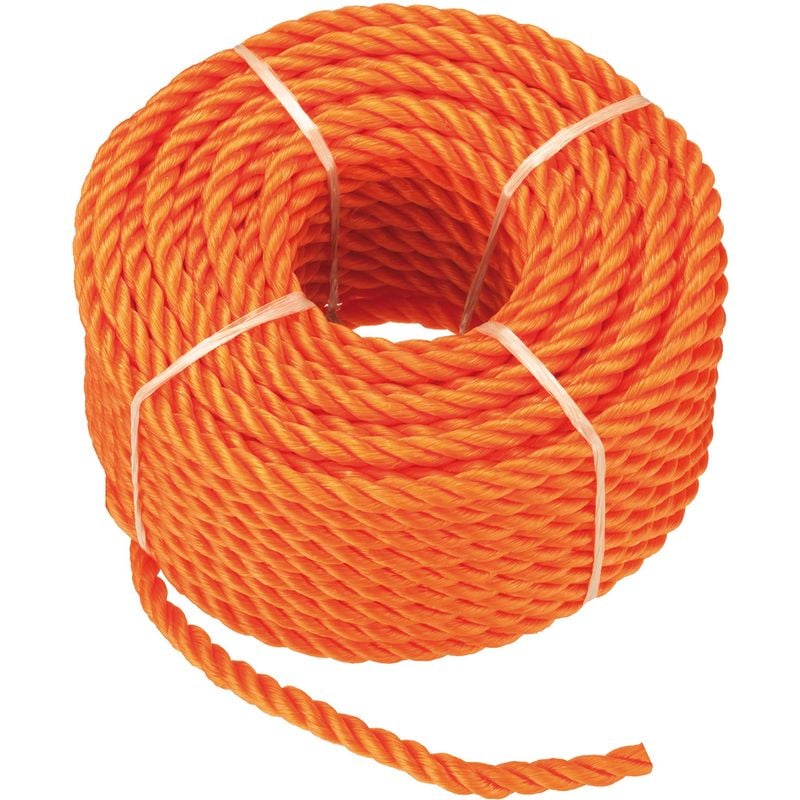 foto del prodotto b34082 6 mm x 20 m, corda universale, colore arancione connex
