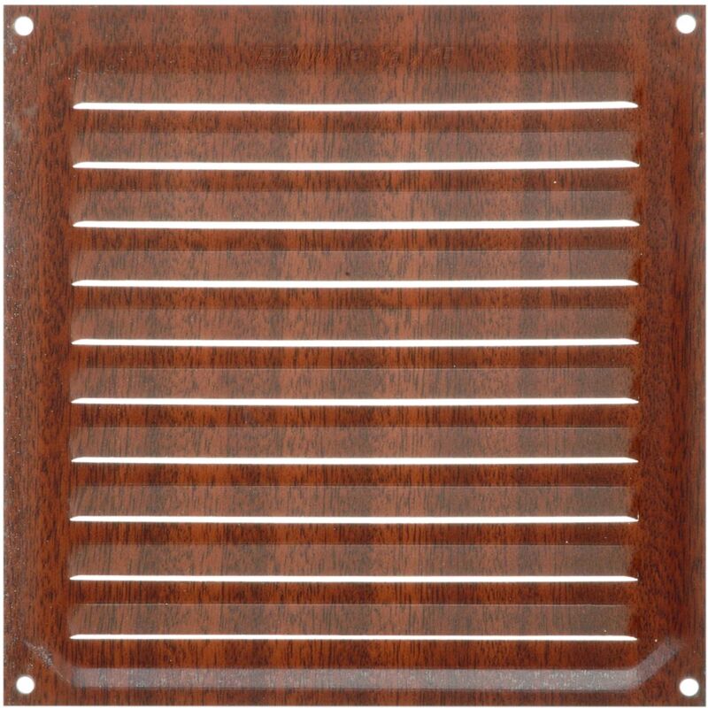 foto del prodotto b70220z griglia di ventilazione in legno scuro, 15 x 15 cm brinox