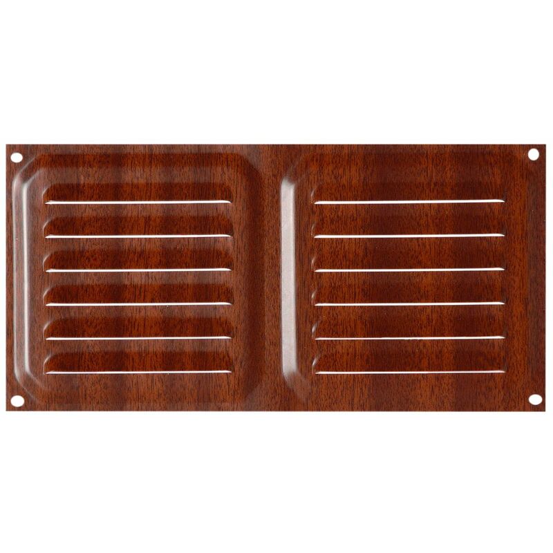 foto del prodotto b70230z griglia di ventilazione in legno scuro, 10 x 20 cm brinox