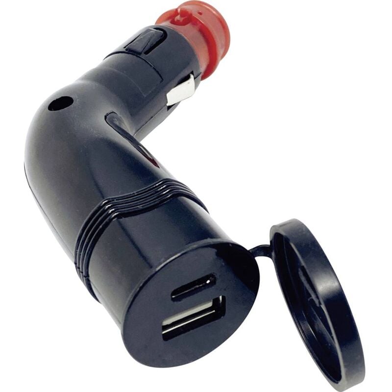 foto del prodotto baas spina di carica doppia universale usb 12 v