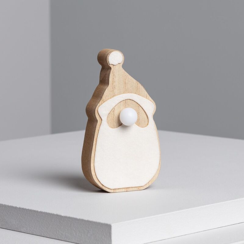 foto del prodotto babbo natale led con batteria naturale
