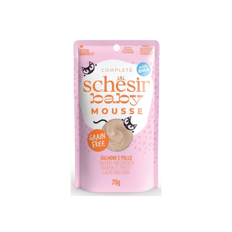 foto del prodotto baby per kitten mousse bst da 70 gr schesir