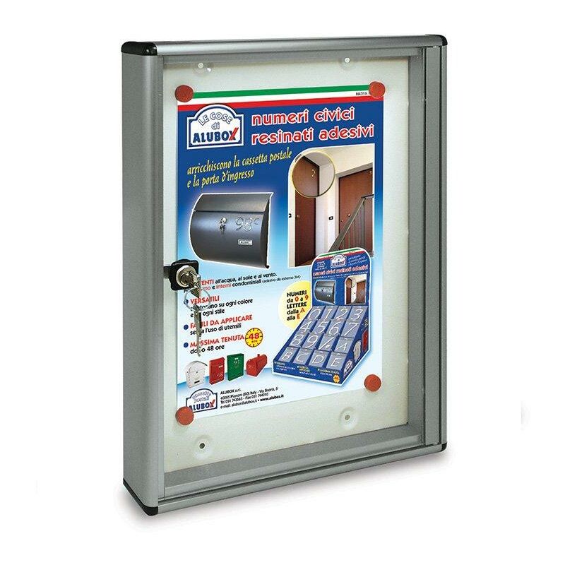 immagine 0 del prodotto bacheca 1 foglio alluminio verniciato argento 30x40x5 