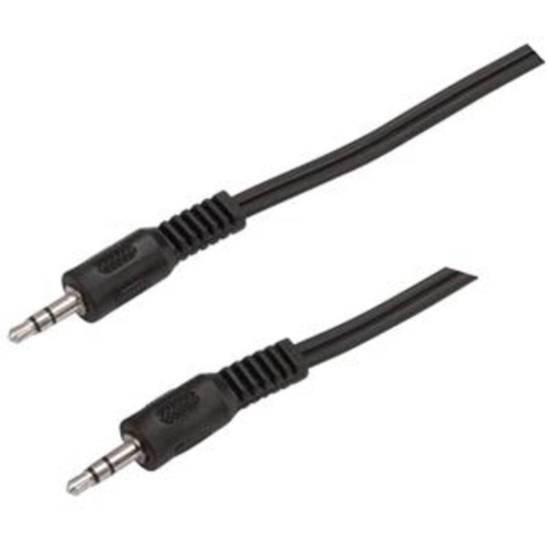 foto del prodotto bachmann 918.011 jack audio cavo 1x spina jack da 3.5 mm 1x spina jack da 3.5 mm 2.50 m nero