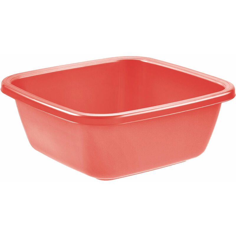foto del prodotto bacinella quadra 38 x 38 h.15 cm 14 lt ambra
