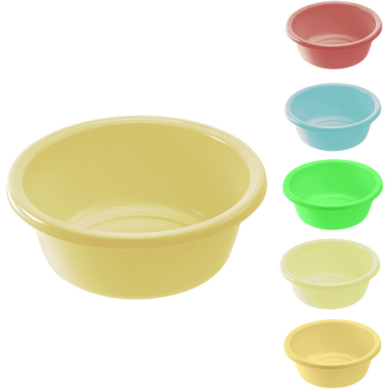 foto del prodotto bacinella rotondain plastica 32 x h.12,5 cm 6 lt lime df 8410869