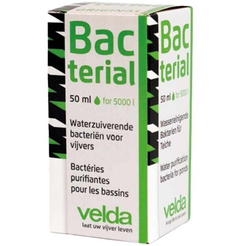 foto del prodotto bacterial attivatore batterico in polvere per laghetto formato 50 ml velda