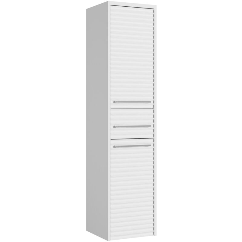 foto del prodotto badplaats mobile bagno etna 30 x 35 x 130 cm bianco mobile colonna pensile