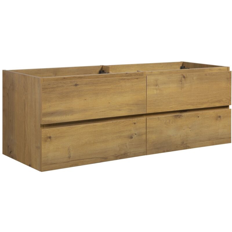 foto del prodotto badplaats mobile da bagno angela 140cm rovere armadio mobiletto lavabo