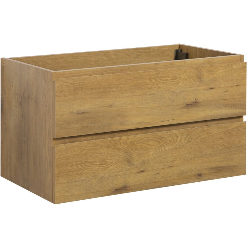 foto del prodotto badplaats mobile da bagno angela 90cm rovere armadio mobiletto lavabo