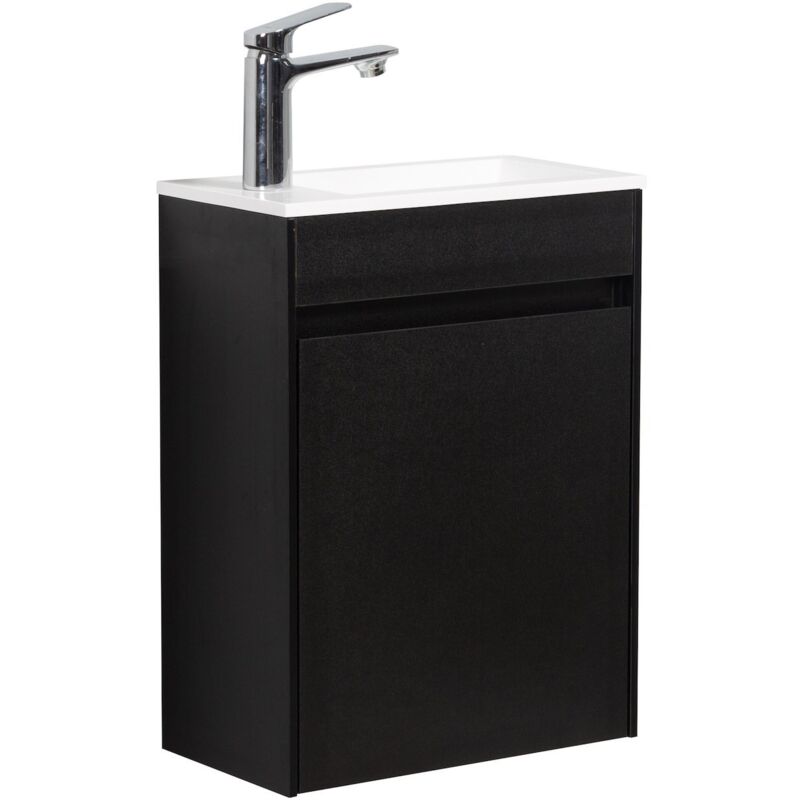 foto del prodotto badplaats mobile da bagno sinta 40 x 22 cm nero mobile contenitore lavabo lavabo mobile