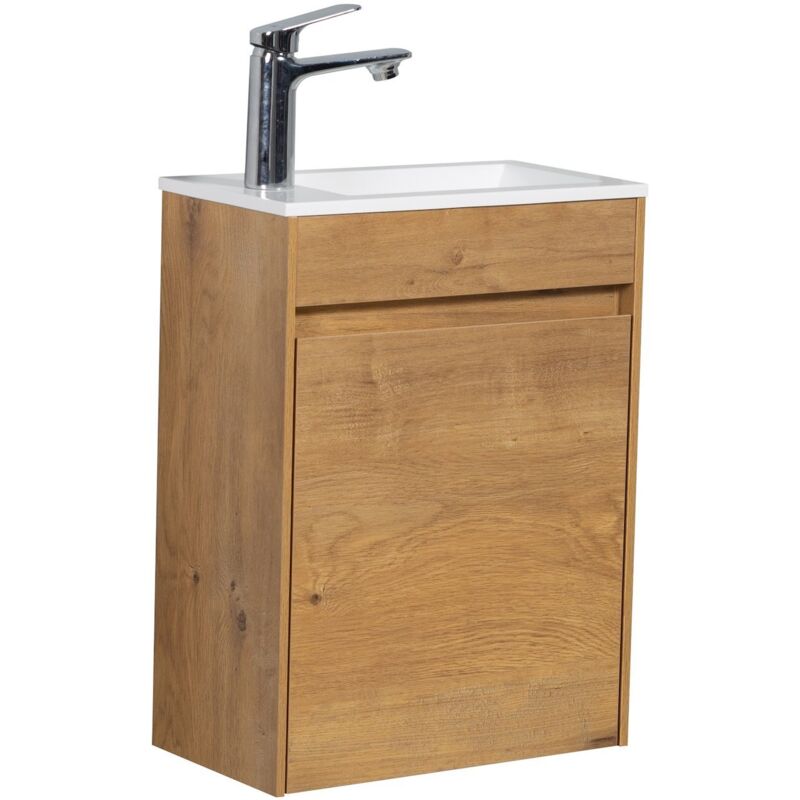 foto del prodotto badplaats mobile da bagno sinta 40 x 22 cm rovere mobile contenitore lavabo