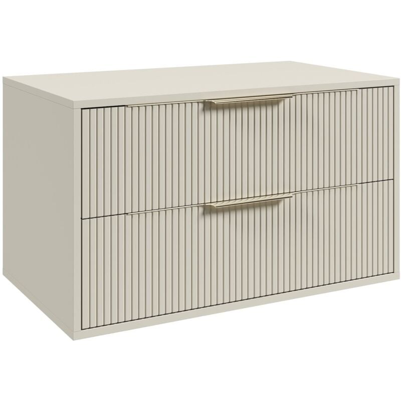 foto del prodotto badplaats mobile lavabo rimini 80 cm cashmere base con cassetti