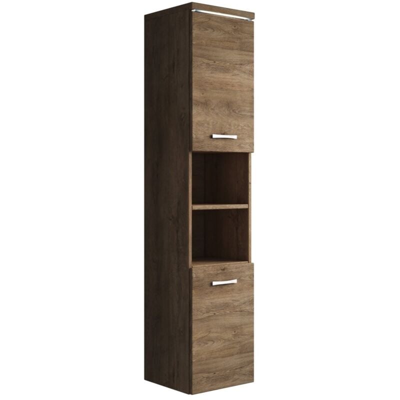 foto del prodotto badplaats mobiletto del bagno paso 35 x 35 x 160 cm rovere marrone mobiletto armadietto,