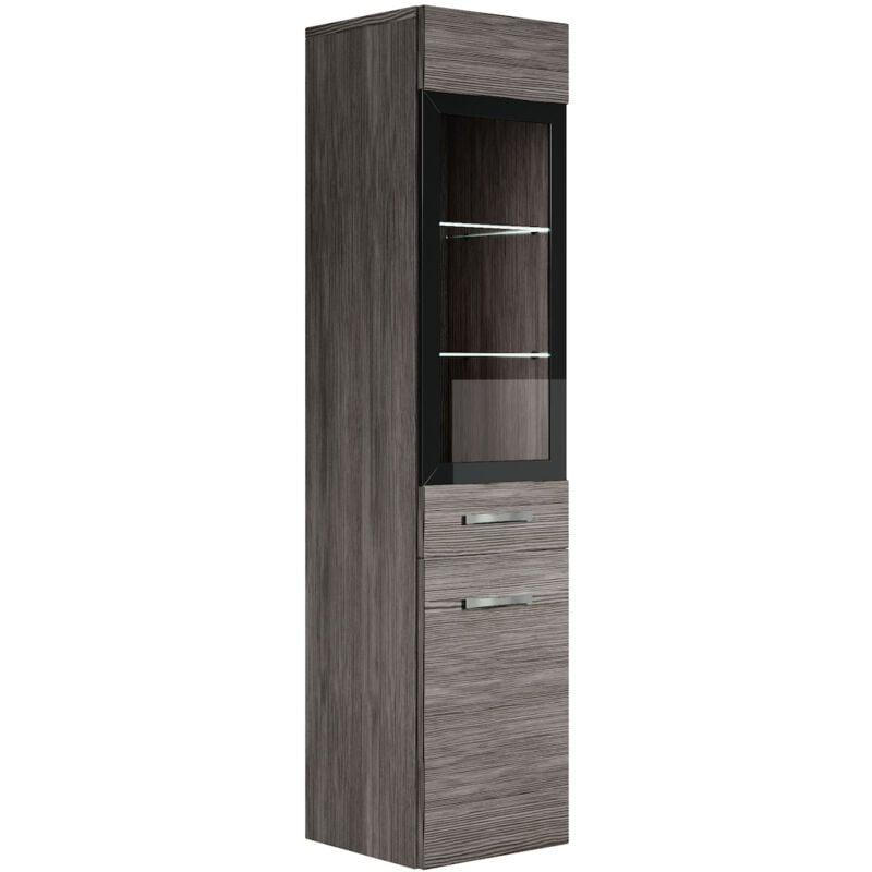 foto del prodotto badplaats mobiletto del bagno rio 30 x 30 x 131 cm rovere grigio mobiletto armadietto,