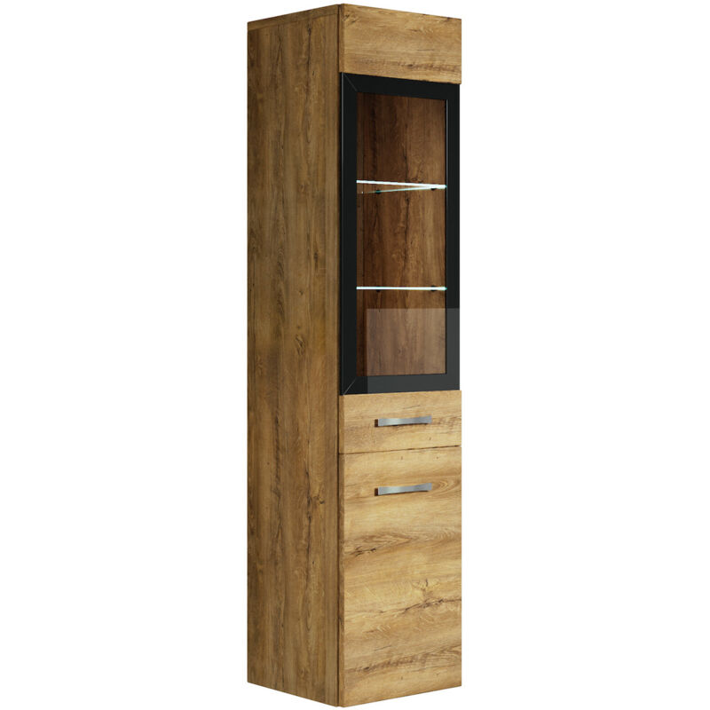 foto del prodotto badplaats mobiletto del bagno rio 30 x 30 x 131 cm rovere marrone mobiletto armadietto,