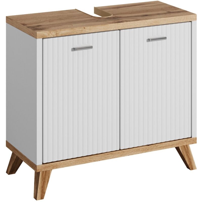 foto del prodotto badplaats mobili da bagno colima 60 x 28 x 54cm nero armadio mobiletto lavabo