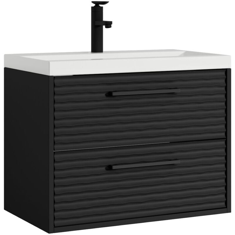foto del prodotto badplaats mobili da bagno etna 60 cm 01 lavabo nero mobile contenitore