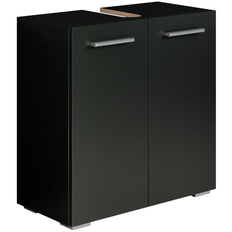 foto del prodotto badplaats mobili da bagno jupiter 60 x 30 x 60cm nero armadio mobiletto lavabo