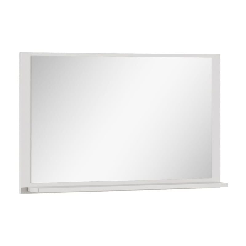 foto del prodotto badplaats specchio da bagno bravos 80 cm bianco specchio da bagno con mensola