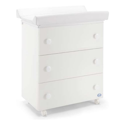 foto del prodotto bagnetto pali 053300n tris 3 cassetti bianco