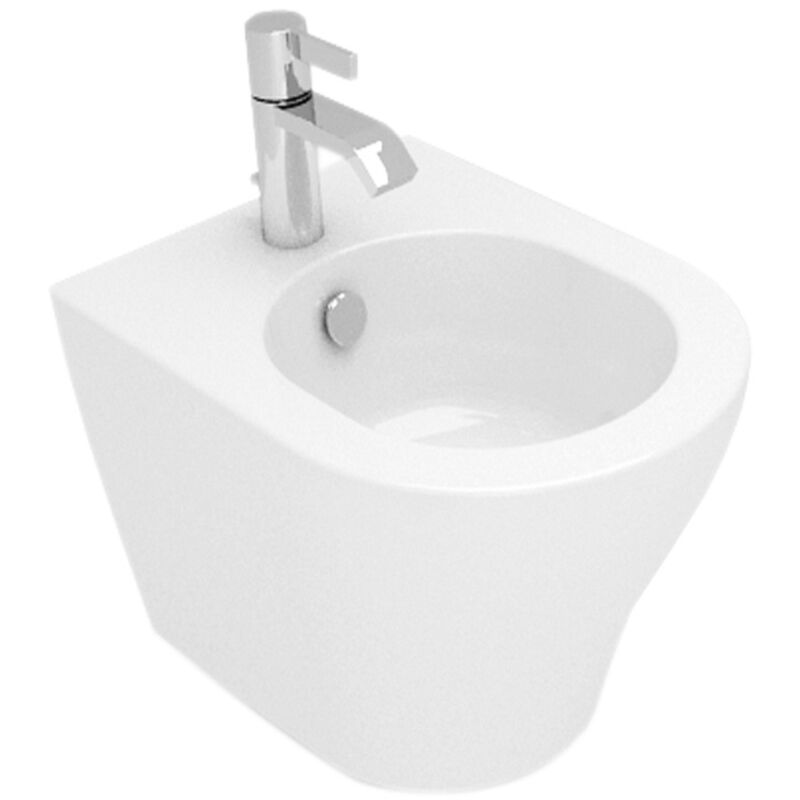 foto del prodotto bagno expert bidet next sospeso salvaspazio cm. 50x35 bianco lucido
