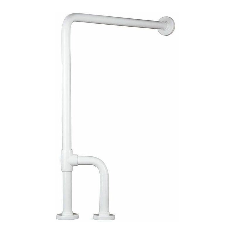 foto del prodotto bagno expert corrimano verticale cm. 80x80 con rinforzo in acciaio verniciato
