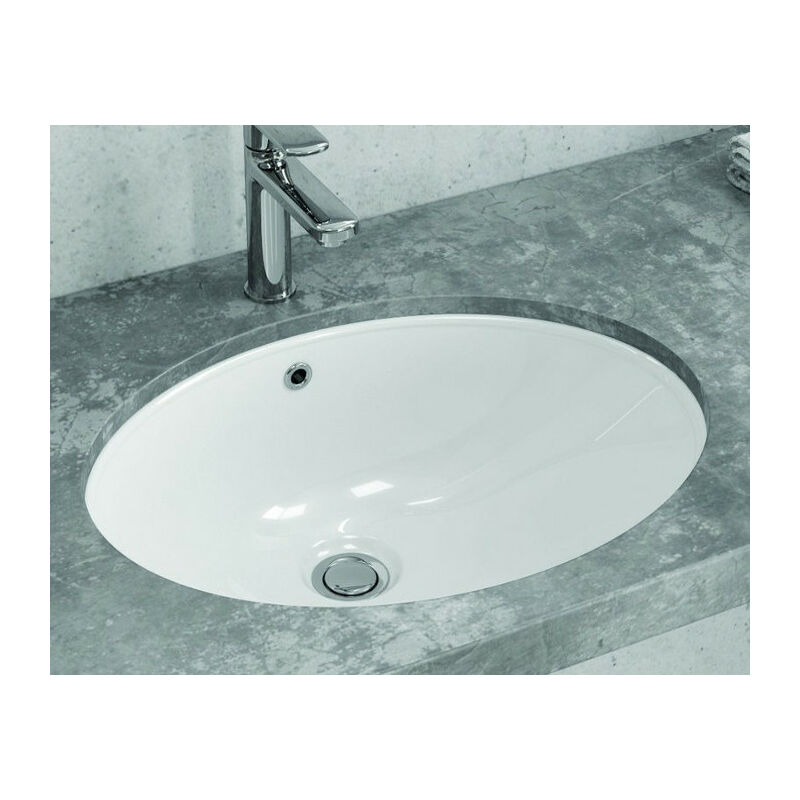 foto del prodotto bagno expert lavabo donatello new sottopiano cm. 53 5x43 bianco lucido