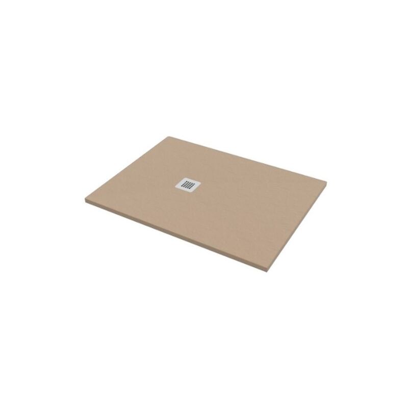 foto del prodotto bagno expert piatto doccia 100x120 h.2 8 in marmo resina effetto pietra sabbia
