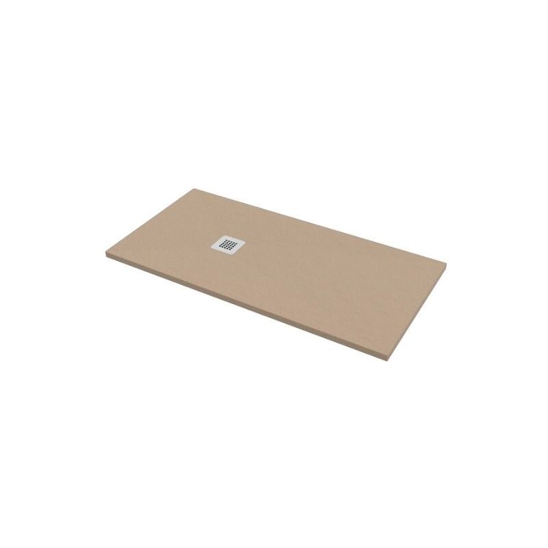 foto del prodotto bagno expert piatto doccia 75x140 h.2 8 in marmo resina effetto pietra sabbia