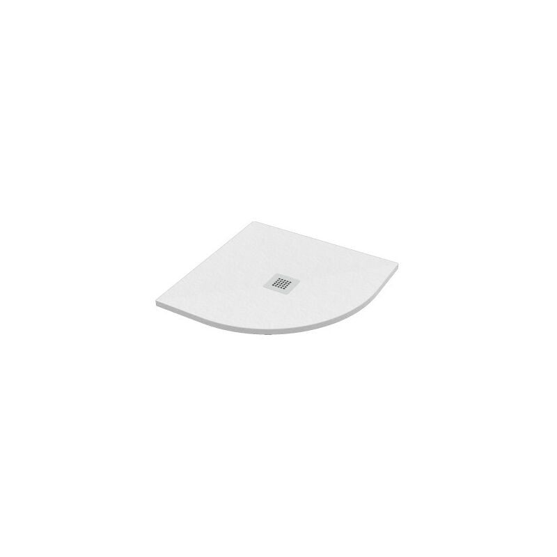 foto del prodotto bagno expert piatto doccia 80x80 h.2 8 angolare in marmo resina effetto pietra