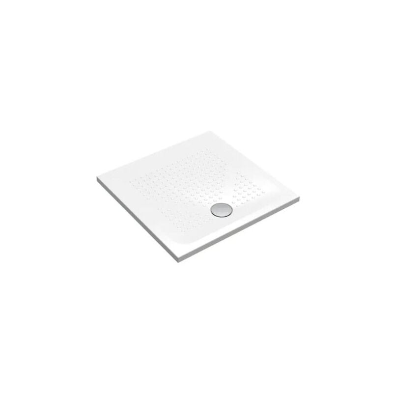 foto del prodotto bagno expert piatto doccia 90x90 h.3 5 in ceramica bianco lucido rebel di