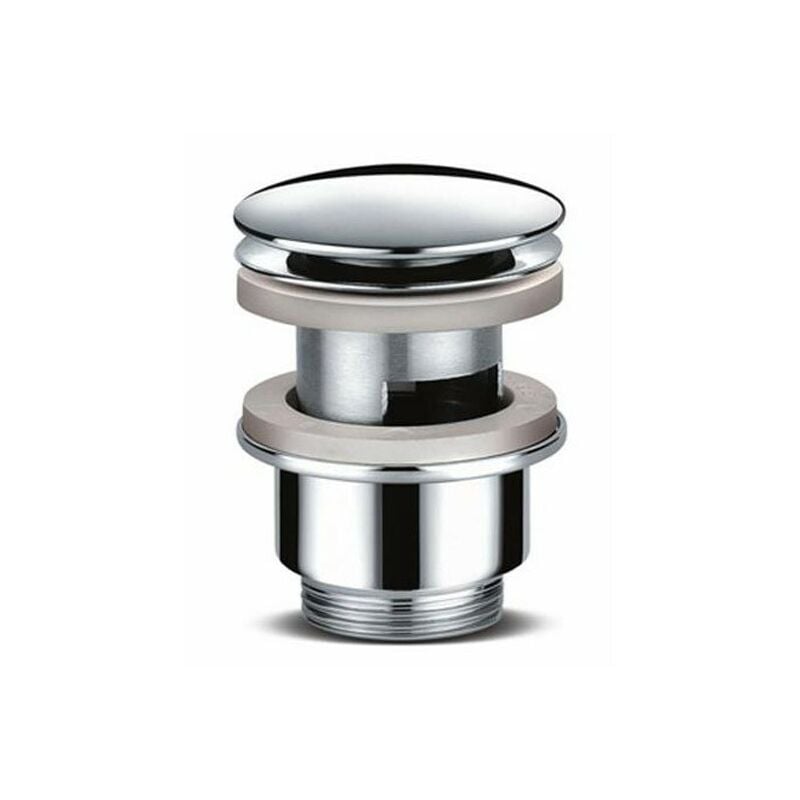 foto del prodotto bagno expert piletta click clack per lavabo e bidet con troppo pieno in ottone