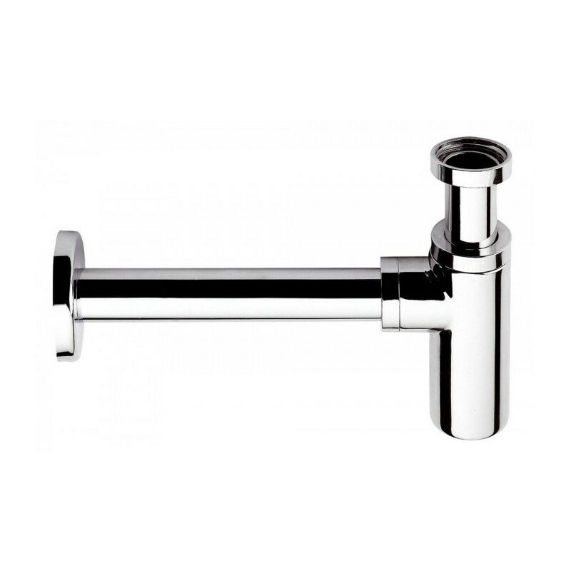 foto del prodotto bagno expert sifone di scarico minimalista tondo per lavabo