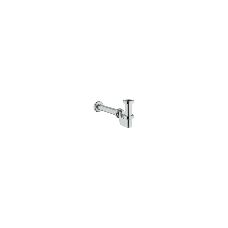 foto del prodotto bagno expert sifone di scarico tondo ribassato minimalista per lavabo