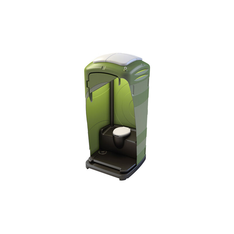 foto del prodotto bagno mobile con wc chimico acqua pulita mod. milano verde