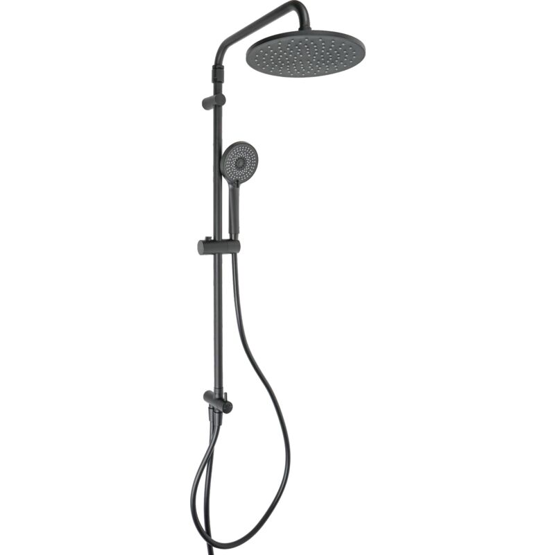 foto del prodotto bagnoclic colonna doccia tonda colore nero opaco