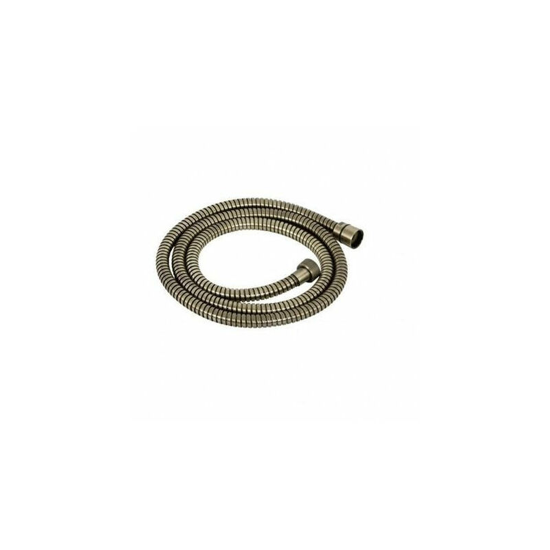 foto del prodotto bagnoclic flessibile doccia bronzato vecchio ottone da cm 150