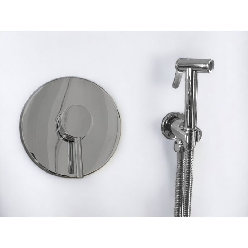 foto del prodotto bagnoclic kit per wc in ottone con miscelatore