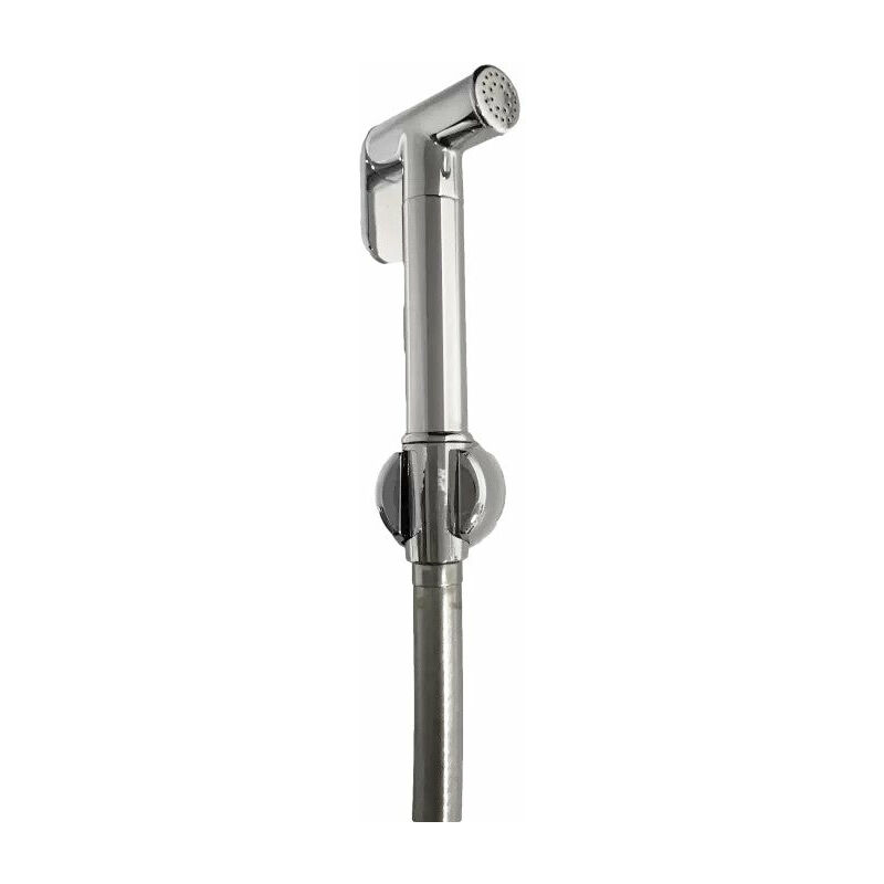 foto del prodotto bagnoclic kit per wc moderno completo con flessibile silver 150, completo