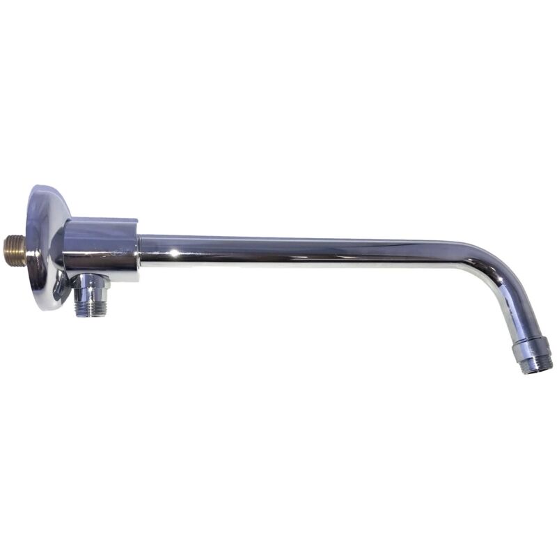foto del prodotto bagnoclic kit set con braccio doccia da 30 cm e deviatore a pressione