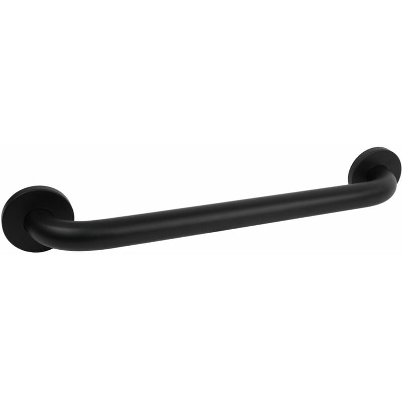 foto del prodotto bagnoclic maniglione acciaio verniciato nero 45 cm