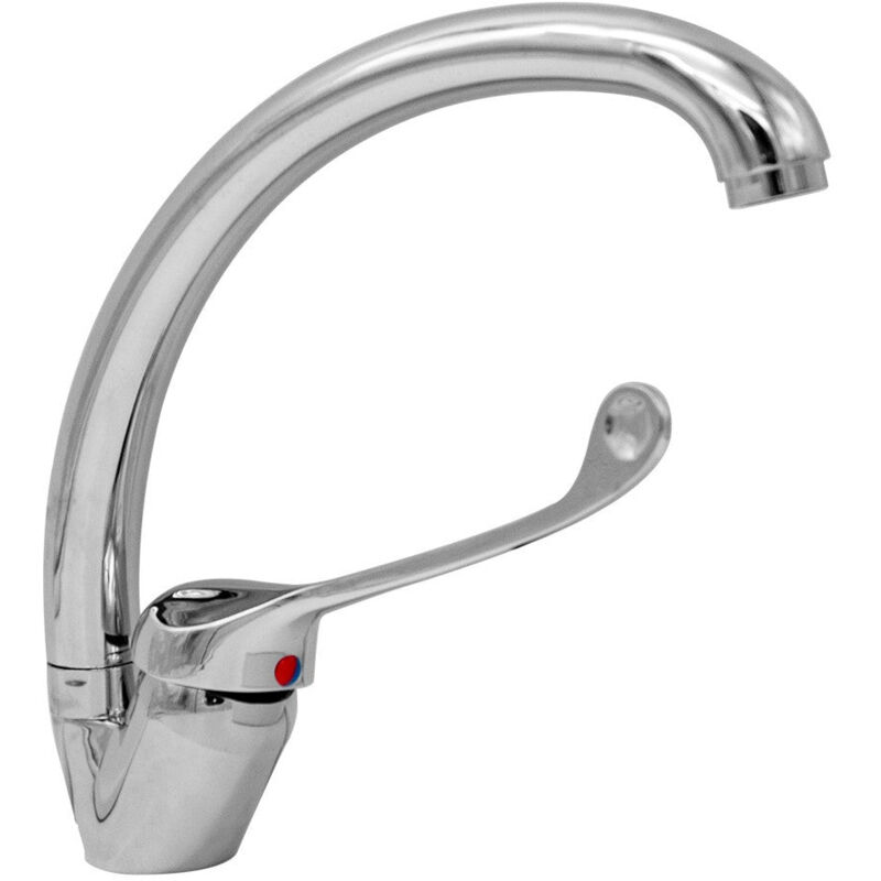 foto del prodotto bagnoclic miscelatore canna alta con leva clinica, canna girevole
