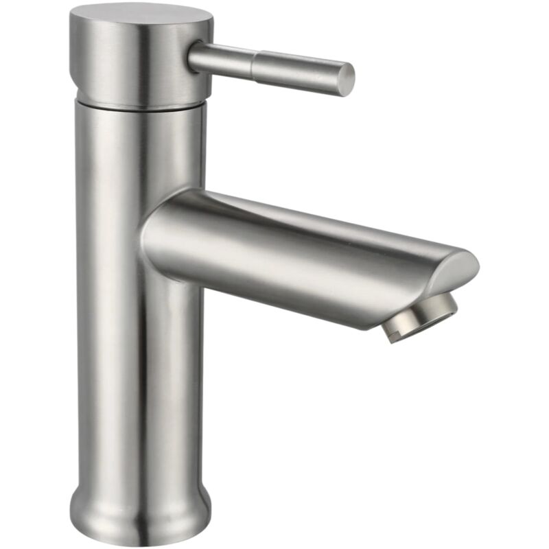 foto del prodotto bagnoclic miscelatore da bagno in acciaio inox basso, completo