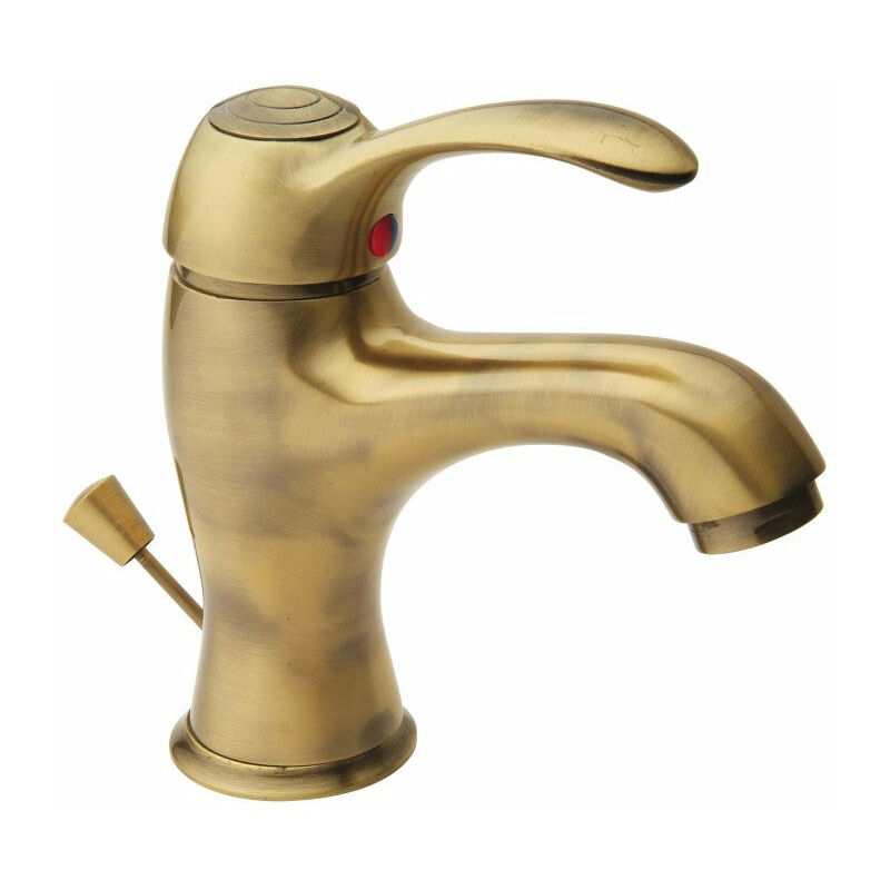 foto del prodotto bagnoclic miscelatore lavabo bronzato vecchio ottone