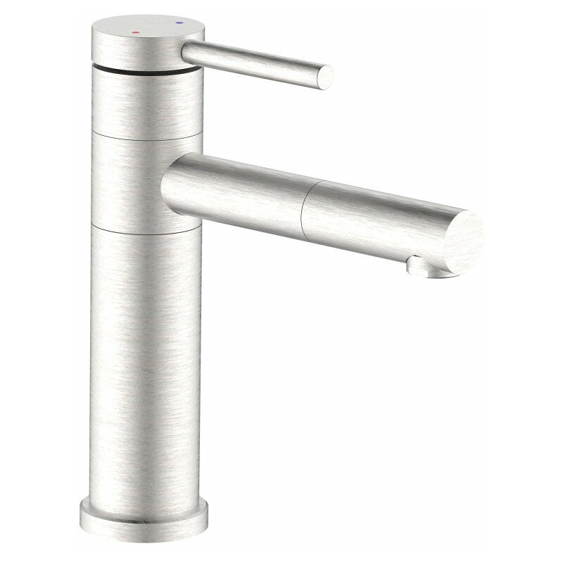 foto del prodotto bagnoclic miscelatore lavabo con bocca girevole acciaio inox