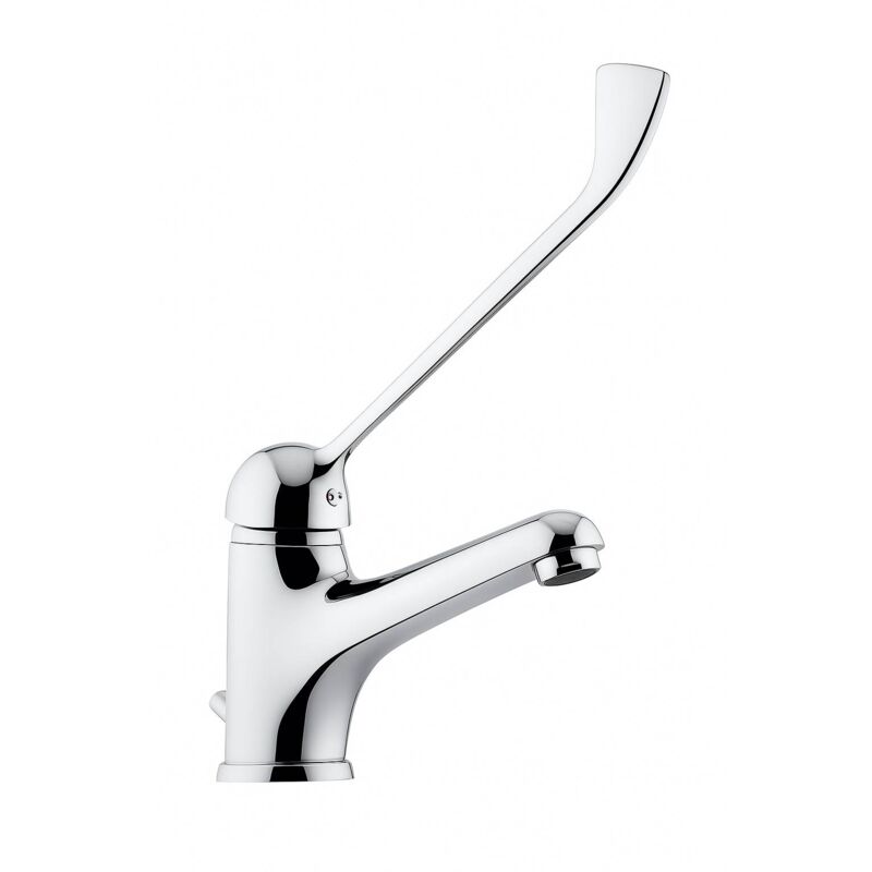 foto del prodotto bagnoclic miscelatore rubinetto lavabo comando a gomito con leva clinica