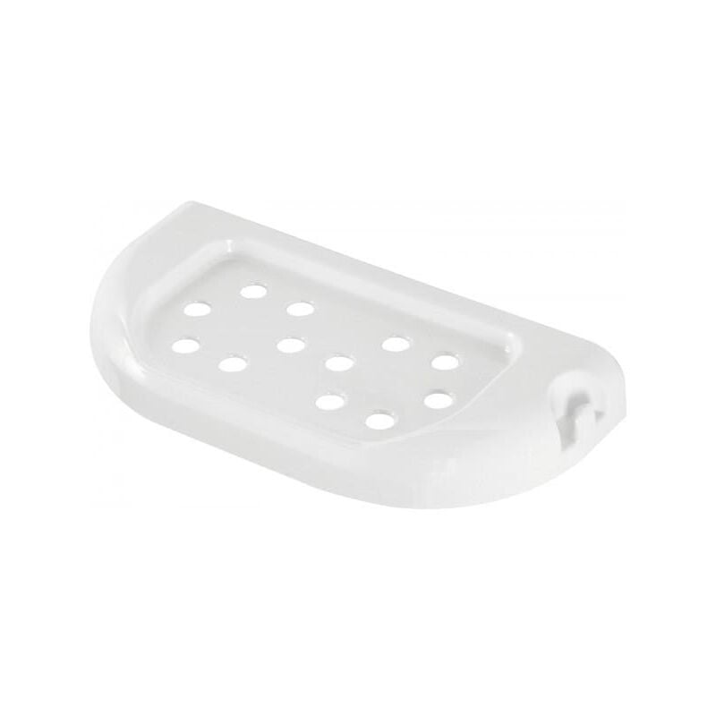 foto del prodotto bagnoclic porta sapone mensola vasca da bagno in plastica bianco muro parete