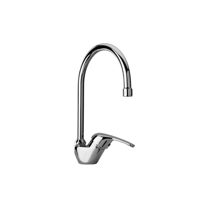 foto del prodotto bagnoclic rubinetto miscelatore per cucina con canna ombrello girevole